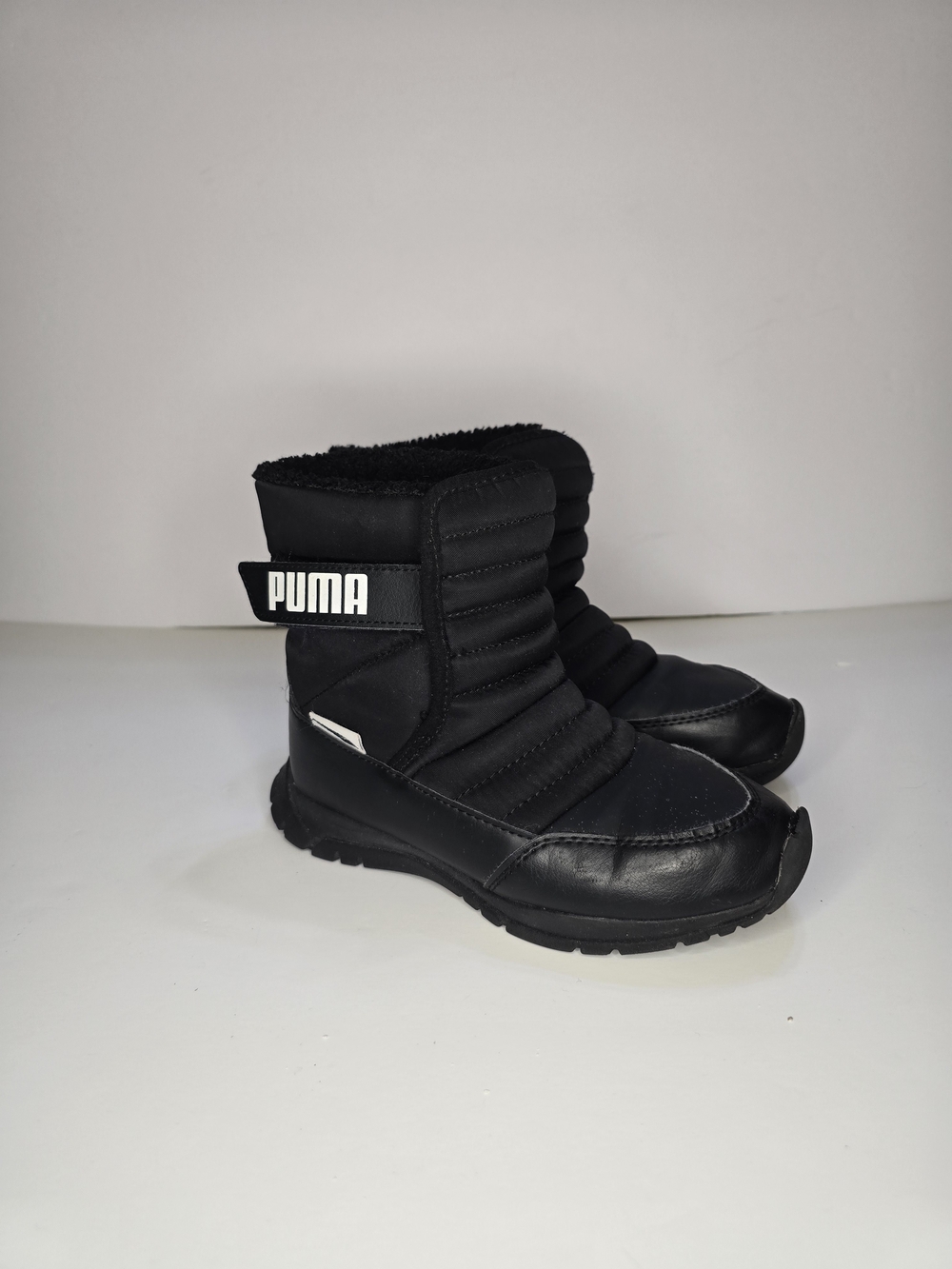 PUMA Black Quilted Winter Boots